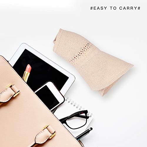 mysuntown Women’s Summer Foldable Straw Sun Visor with Cute Bowtie - Thumbnail 4