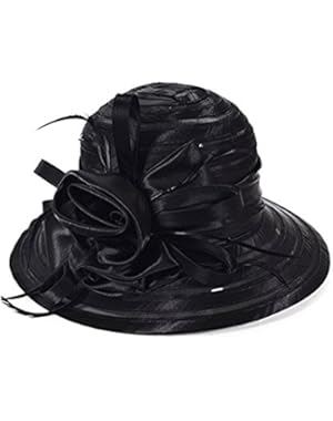 WOMEN'S Oganza Sun Hat Cloche Oaks Church Dress Bowler Derby Wedding Tea Party Hat