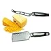 Cheese Grater & Knife Set - Ginger, Vegetable, Fruit and Food Grater & Knife - Cheese Slicer - Zester