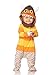 Leg Avenue Baby's Where The Wild Things are Carol Costume, Brown/Orange, 12-18 Months