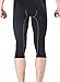 EU Men's Compression Capri Base Layer Tights X-Large Black