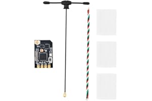 Radiomaster XR1 2.4GHz Sub-G 900MHz Dual-Band Semtech LR1121 Transceiver Nano Multi-Frequency ExpressLRS Receiver (2.4GHz Antenna)