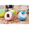 LASENTEUR-Bath-Bombs-and-Scented-Candles-Gift-Set-Handmade-Fizzy-Bubbles-Floating-Spa-Kit-for-Friends-Girlfriend-Wife-Mother-for-Bath Bath Bombs and Scented Candles Set Fizzy Bubbles Spa Bath Gifts for Her, Mothers Day Gifts, Candles Gifts for Women…