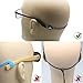 maxin 2Pack Adjustable Eyewear Retainer, 16 inches No Tail Sunglass Straps, Sunglasses Holder,Sunglasses Retainer (Black)
