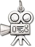 Sterling Silver Partially 3D Movie Film Camera