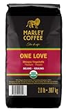 Marley Coffee, Organic Whole Bean Coffee, One Love, 2 Pound
