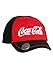 Coca-Cola Men's Coca-Cola Denim Baseball Cap w/Bottle Opener, 3D Embroidery Hat, red, one Size