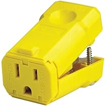 Leviton 15 Amp, 125 Volt, Connector, Straight Blade, Industrial