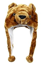Bioterti Plush Fun Animal Hats One Size Cap