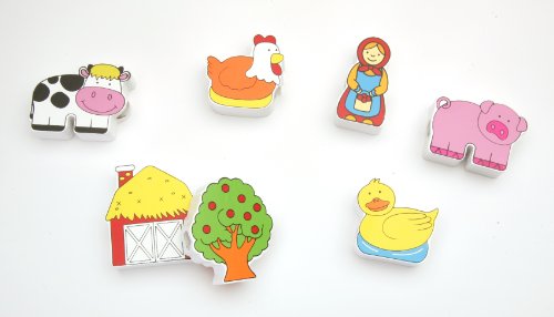 Viga Toys - Fädelspiel - Bauernhof – Bild 3