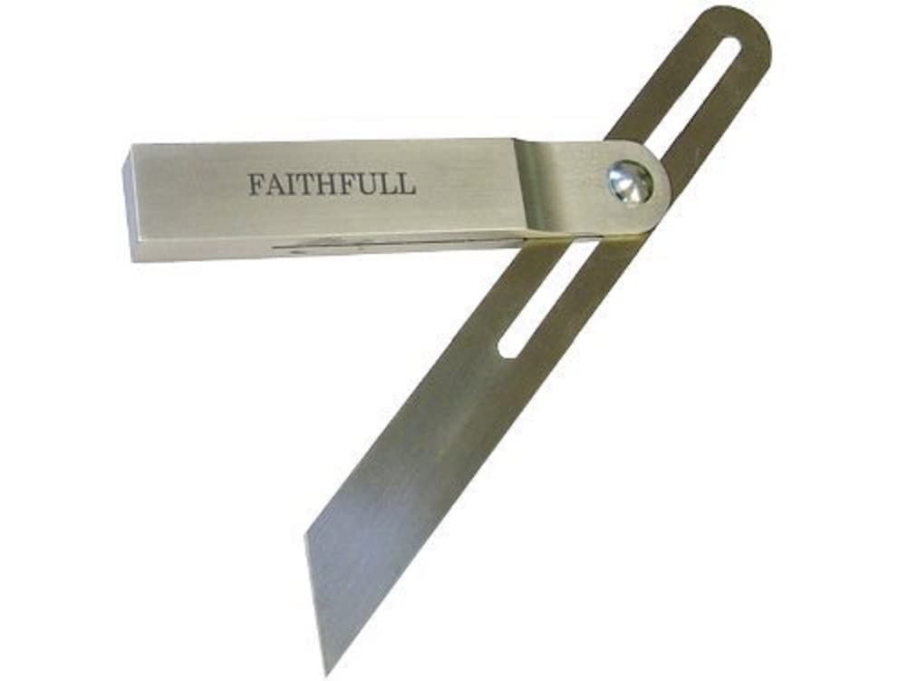 Faithfull 250mm Aluminium Sliding Bevel Stainless Steel Blade