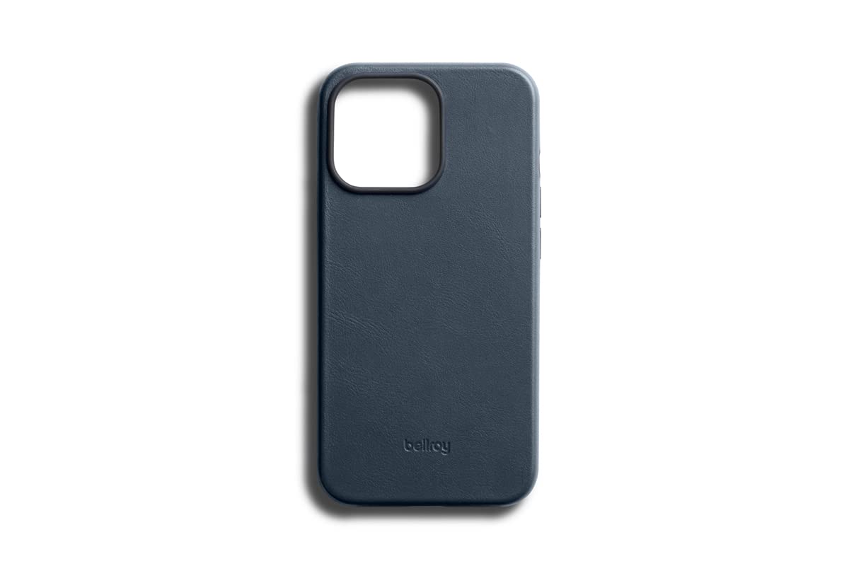 Bellroy Phone Case for iPhone 13 Pro Max (Leather iPhone Cover, Soft Microfiber Lining) - Basalt