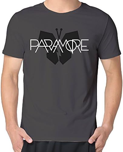 Paramore Rock Band Logo Alternative Rock Mens O-neck Weatherproof Screen-Print T Shirts