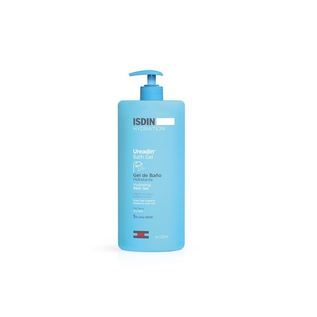ISDIN Ureadin Bath Gel (1000ml) | Hydrating Shower gel for daily body hygiene of dry skin