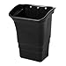 Rubbermaid Commercial Products Utility Cart Garbage Bin Accessory, 8-Gallons, 22-Inches, Heavy Duty Bussing Cart Trash Can Attachment with Top Handles