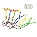 Led Lights Night Helicopter Flying Toys - Elastic Powered Sling Shot Heli. Slingshot Arrows to Flare 12 Pcs Amazing Arrow