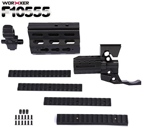 Worker F10555 3D Printing Short Type Front Tube Kit for nerf n-Strike elite stryfe blaster - Black