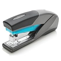 Swingline Stapler, 25 Sheets, Reduced Effort, Full Size, Optima 25, Blue/Gray (66404A)