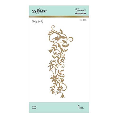 Spellbinders GLP-099 Vine Glimmer Hot Foil Plate Metal - Thumbnail 4