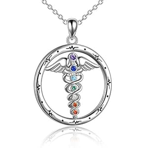 925 Sterling Silver Chakra Necklace Yoga Lotus/Tree of Life/Hamsa/Dragonfly Pendant Necklace Jewelry Gifts for Women