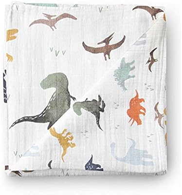 dinosaur muslin squares