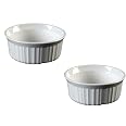 CorningWare French White Ramekins 4-Ounce - Set 2 Pezzi, In Gres, Adatti A Forno E Microonde - 2