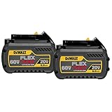 DEWALT DCB606-2 20V MAX 6.0Ah Lithium Ion Premium Battery, 2 Pack