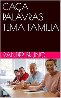 Livro CAÇA PALAVRAS TEMA FAMILIA