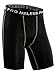 Neleus Men's 3 Pack Compression Short,047#,Black,M