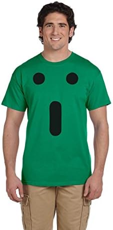Mens Cactuar Face T-Shirt - Kelly Green - Large