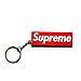 Supreme box logo keychain (1 Red, 1 Black)