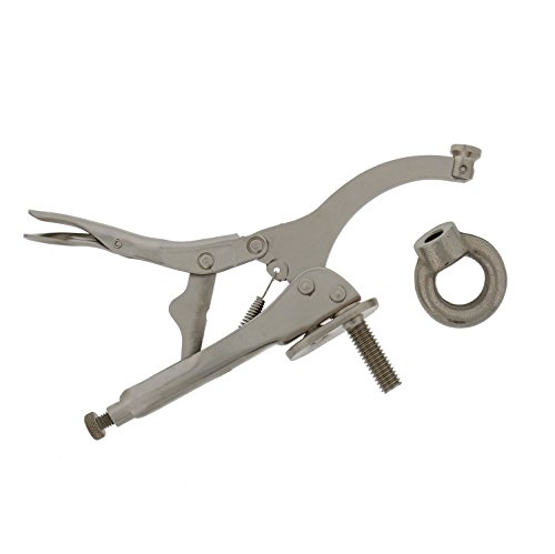 DCT Drill Press Vice Clamps, 9in - Wood Positioning Grip Holder for Accurate Drilling and Woodworking - Thumbnail 3