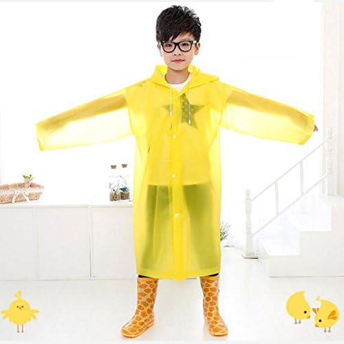 GAODUZI Men And Women Children Raincoats EVA Cloak Windbreaker-style Poncho Outdoor School Cloak Backpack Raincoat ( Color : White , Design : A Style: 85 cm*36 cm*108 cm )