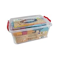 Anbac Eitech Brick Set - 40 Pcs Baby Antibacterial Toy Educational and Creative Toys, Non-Toxic, BPA Free, 100%Safe for Kids, Toddlers, Baby, Preschoolers