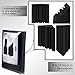 Sound Addicted - Corner Bass Traps (4 Pack) 12 x 7 x 7 inches, Sound Dampening Acoustic Foam for Home Recording Studio, Theater or Home Cinema | BabuTrap