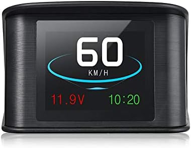 2.6"HUD GPS Vision Head UP Display Head High Intelligent Digital LCD Meter 9V to 16V Driving Speed Voltage Driving Total Distance Driving Time