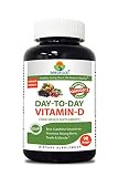 Briofood Food Based Vitamin D 5000 IU 90 Vcaps - Premium Formula with Briofood Fruit & Vegetable Blends, Digestive Blend, Vegetable Omega Blend