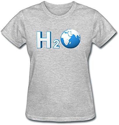 Nicesne Chemistey Of Water H2O With Earth Globe T Shirt For Women
