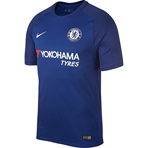 Nike Breathe Men's Chelsea FC Stadium Soccer Jersey (Medium) Blue