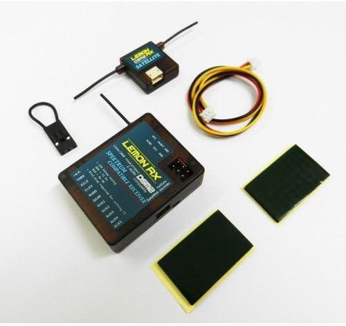 Lemon Rx DSM2 Compatible 10-Channel Receiver + Lemon DSM2 Compatible Satellite (All Channel Failsafe with UART output) LM0018 by Lemon RX