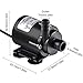 ECEEN Water Pump 43GPH Micro Brushless Motor & Amphibious Submersible Pumps USB DC Powered Supply for Aquarium Fish Tank Fountain Pond and More
