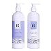 LADO PETRA Natural Moroccan Argan Oil Shampoo and Conditioner Set (2 x 16 Oz) - Vitamin Enriched & Volumizing Treatment for Hair Loss, Damage, Thinning and Regrowth for Men, Women & All Hair Types