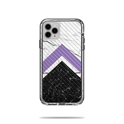 MightySkins Carbon Fiber Skin for Lifeproof Next Case iPhone 11 Pro Max - Geome…