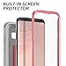 YOUMAKER Kickstand Case for Galaxy S8 Plus, Full Body with Built-in Screen Protector Heavy Duty Protection Shockproof Rugged Cover for Samsung Galaxy S8 Plus 6.2 inch - Pink/Gray