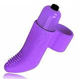 AKStore Waterproof 7 Speed Mini Finger Massager - Female Personal Massager - Trigger Point Electric Massagers - Muscle Self Massage Tools(Purple)