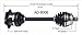 SurTrack AD-8006 CV Axle Shaft