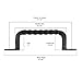 Iron Valley - 9'' Twist Door Pull Handle - Cast Iron