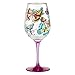 Enesco Designs by Lolita Butterfly Acrylic Wine Glasses, Set of 2, 16 oz.