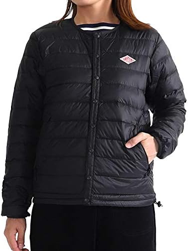 Amazon Co Jp Danton ダントン インナーダウン Jd 8748 カーディガン ジャケット レディース 36 Black 服 ファッション小物