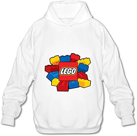 TOMM Men's Lego Hooded Sweatshirt With No Pocket White XX-Large